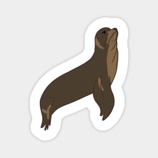 Sea Lion - Cartoon Magnet