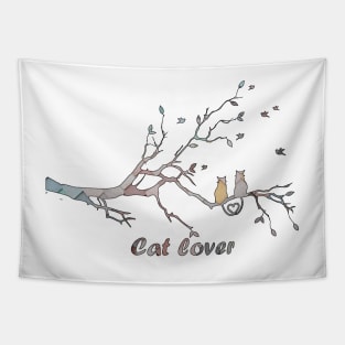 Cat lover Tapestry