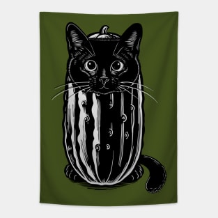 Kitty in A Pickle 2 Tapestry