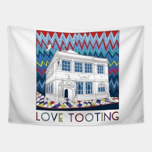 Love Tooting (Tooting Library) Tapestry