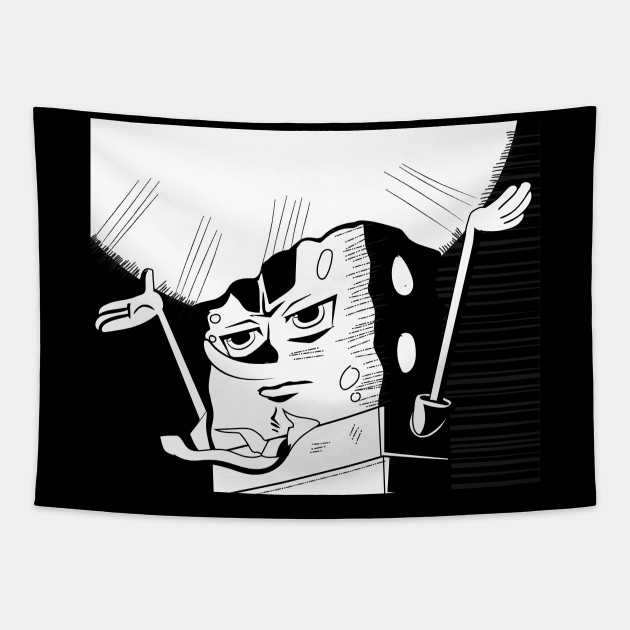 Dragonball Z Spongebob Crossover Parody Dragonball Z Tapestry