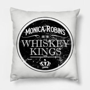 Whiskey Kings Distressed Logo Pillow