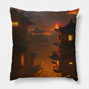 The City of Lights Pillow