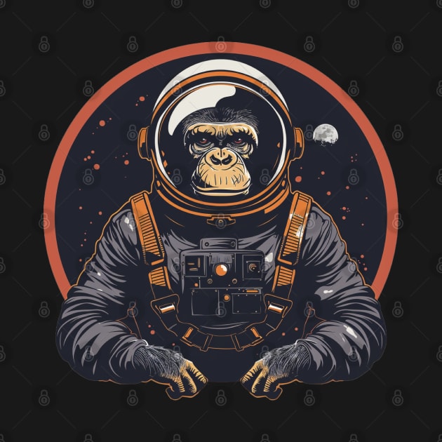 Astro Chimp by NineBlack