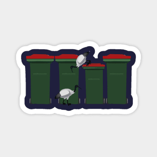 Bin Chicken Ibis Wheelie Bins Magnet