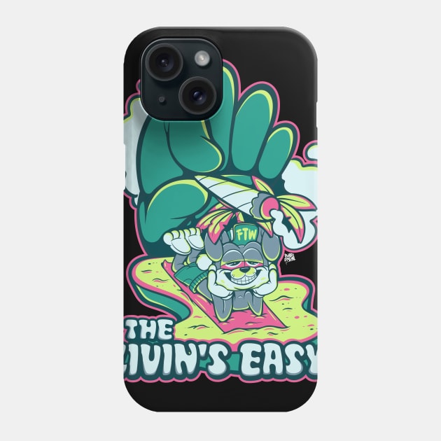 the livin's easy Phone Case by Behold Design Supply