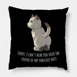 Cute Cat Butt Pillow