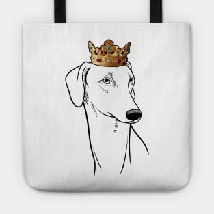 Sloughi Dog King Queen Wearing Crown Tote