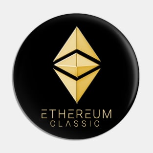 Ethereum Classic Simple (gold) Pin