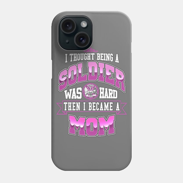 Soldier Mom Phone Case by veerkun