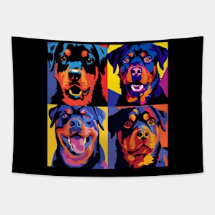 Rottweiler Pop Art - Dog Lover Gifts Tapestry