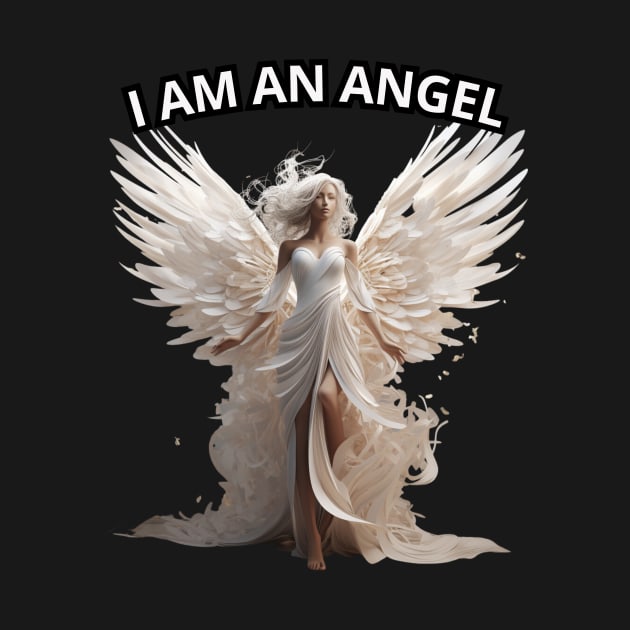 Gifts For Your Loved Ones. I Am An Angel by Joyful Prints