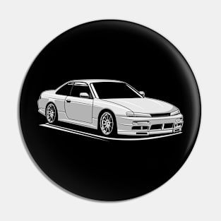 Jdm silvia white 1 Pin