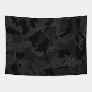 Midnight Dark Camouflage Camo Pattern Gift Tapestry