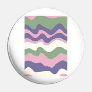 Copy of 70's groovy wavy pattern Pin