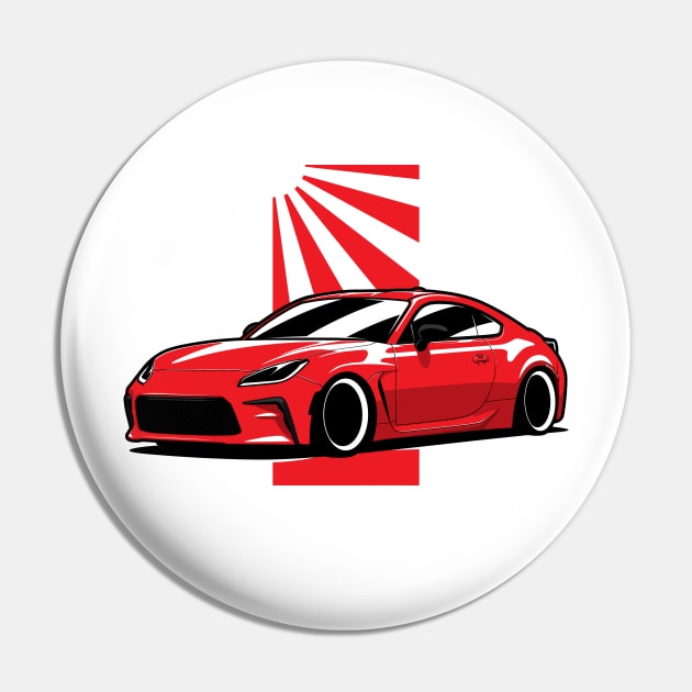 Red GR86 Coupe JDM Pin by KaroCars