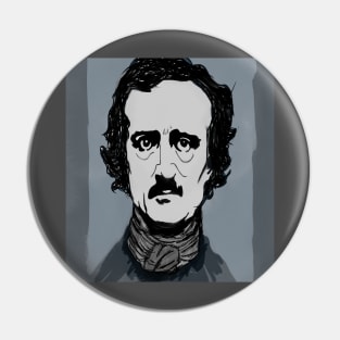 Edgar Allan Grey Pin