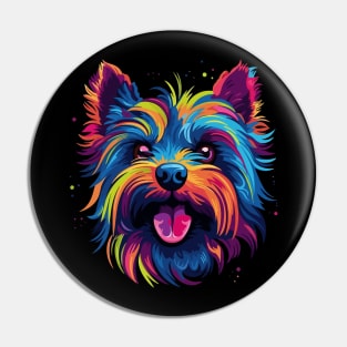 Yorkshire Terrier Smiling Pin