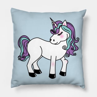 Kawaii unicorn Pillow