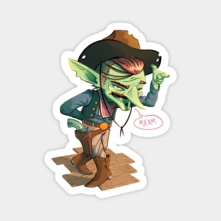 Goblin Gunslinger Magnet