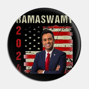 Vivek Ramaswamy for President Flag Pin