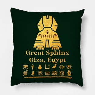 Great Sphinx: Giza, Egypt Pillow