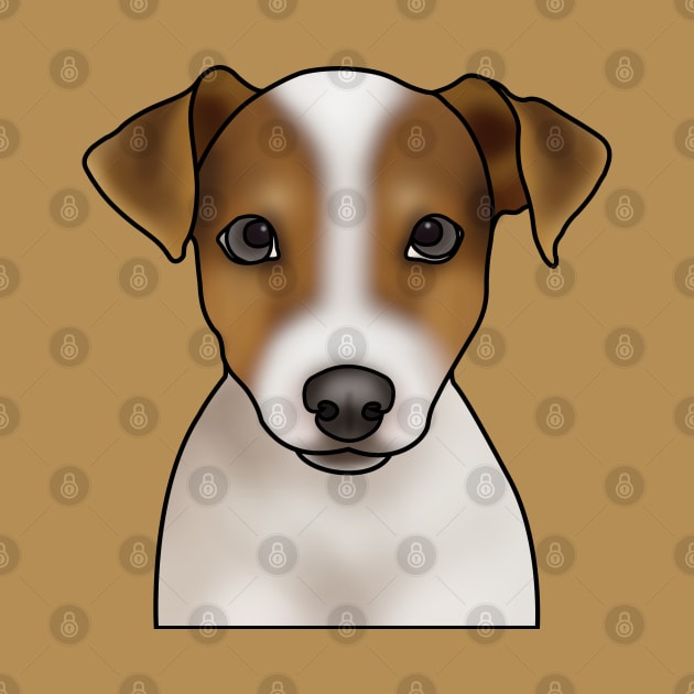 Jack Russell Terrier Dog Portrait by JadeMadeThis