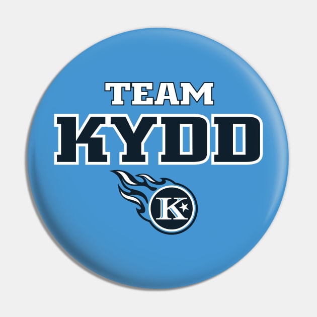 Team Kidd - TurkeyBowl II Pin by LeftCoast Graphics