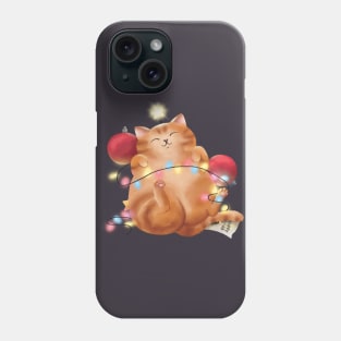 Christmas cat Phone Case