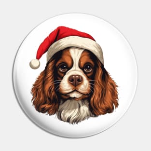 Cavalier King Charles Spaniel Christmas Pin