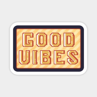 Good Vibes Retro Magnet