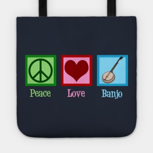 Peace Love Banjo Tote