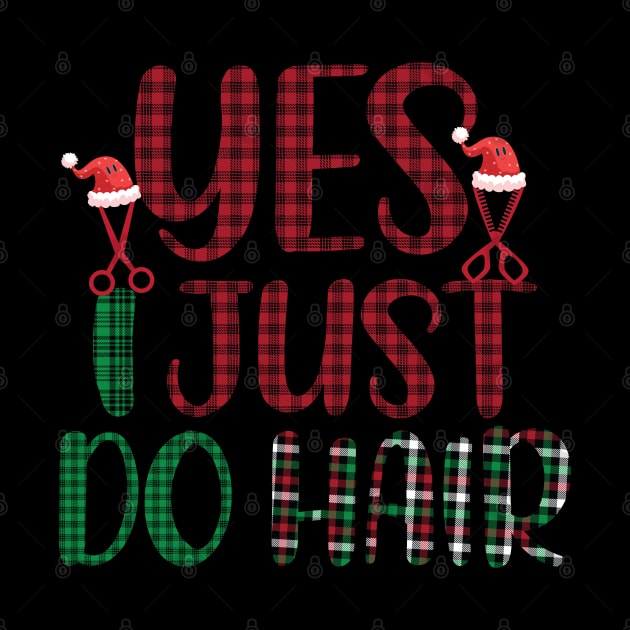 Yes i just do hair funny cool Christmas Hair Stylist by patroart