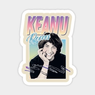 Keanu Reeves ∆∆∆ 1990s Styled Aesthetic Design Magnet