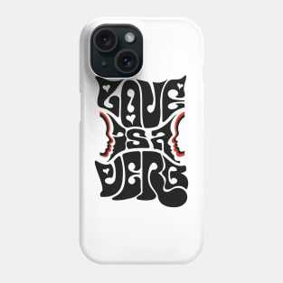 Love Is A Verb Phone Case