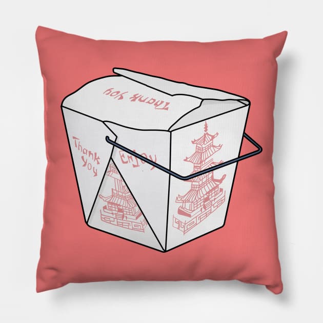 Take Away Food Box Pillow by DiegoCarvalho