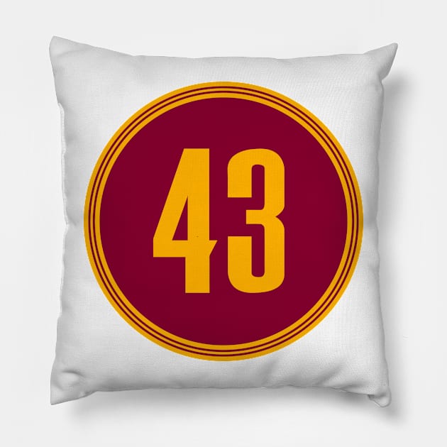 Brad Daugherty Pillow by naesha stores