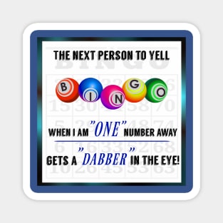 Bingo Eye Dab Mug,coffee mug,t-shirt,sticker,tote,bag,apparel,magnet,pin,hoodie,pillow Magnet