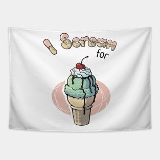 I Scream for... Mint Choc Chip Tapestry