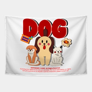 Dog Woof-Woof Tapestry