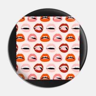 More Funky Lips Pin