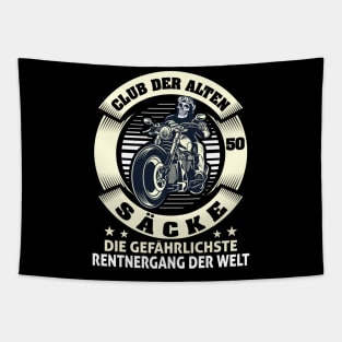 Motorrad Club Der Alten Säcke Witzig 50 Jahre Tapestry