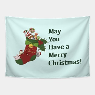 May you have a Merry Christmas! Tapestry