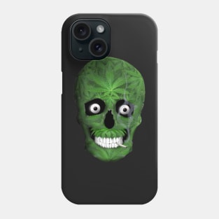 Pot Leaf Skull, Stash and Doob Phone Case