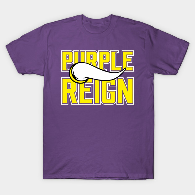 Viking Purple Reign - Minnesota Vikings - T-Shirt | TeePublic