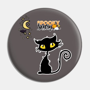 CUTE SPOOKY STICKER Pin