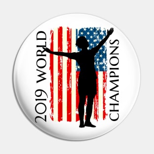 Women's Soccer World Champions Pin