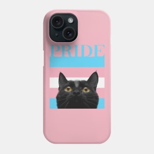 Vintage Black Cat Transgender Pride Phone Case