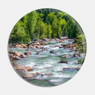 River Landscape in Colorado Pin