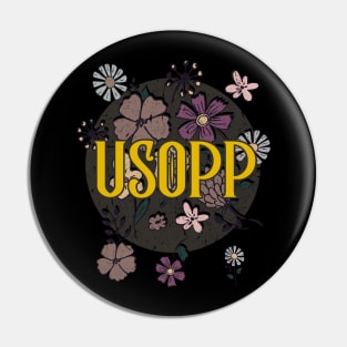 Aesthetic Proud Name Usopp Flowers Anime Retro Styles Pin